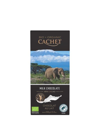 Cachet Tanzania Organic Milk chocolate 40% Cocoa 100g