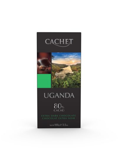 Cachet Uganda Dark Chocolate 80% Cocoa 100g
